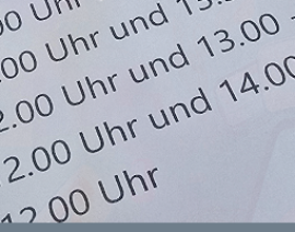 Neue Öffnungszeiten